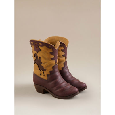 Brown cowboy boot planter 23cm (British brand)