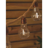 10 filament rope solar lights with solar panel, UK version