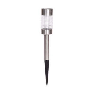 Mini Stainless Steel Lighthouse Stake Light warm white LED, UK version