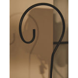 Black watering can solar stake light with warm white LEDs, imported from the UK