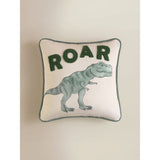 Dino Square Cushion multi-coloured polyester 30x30 cm (British brand)