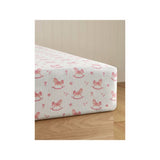 Stacey Vintage-Inspired Horses single fitted sheet (British brand)