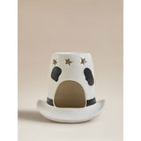 White ceramic cowboy hat burner 13 cm, UK version