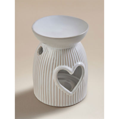 George Home heart-shaped ceramic burner 11x11x14 cm (British brand)