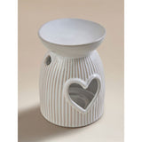 George Home heart-shaped ceramic burner 11x11x14 cm (British brand)