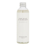 Signature Scents reed diffuser refill Lime Basil & Mandarin, imported from the UK