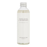 Signature Scents reed diffuser refill Lime Basil & Mandarin, imported from the UK