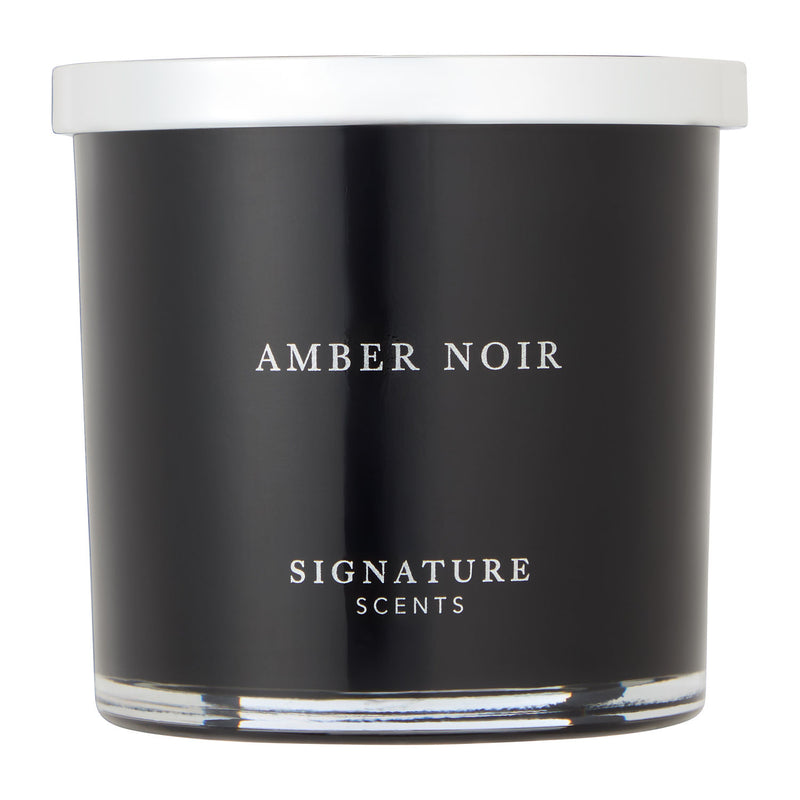 Signature Scents Amber Noir candle 380g, imported from the UK