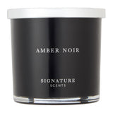 Signature Scents Amber Noir candle 380g, imported from the UK