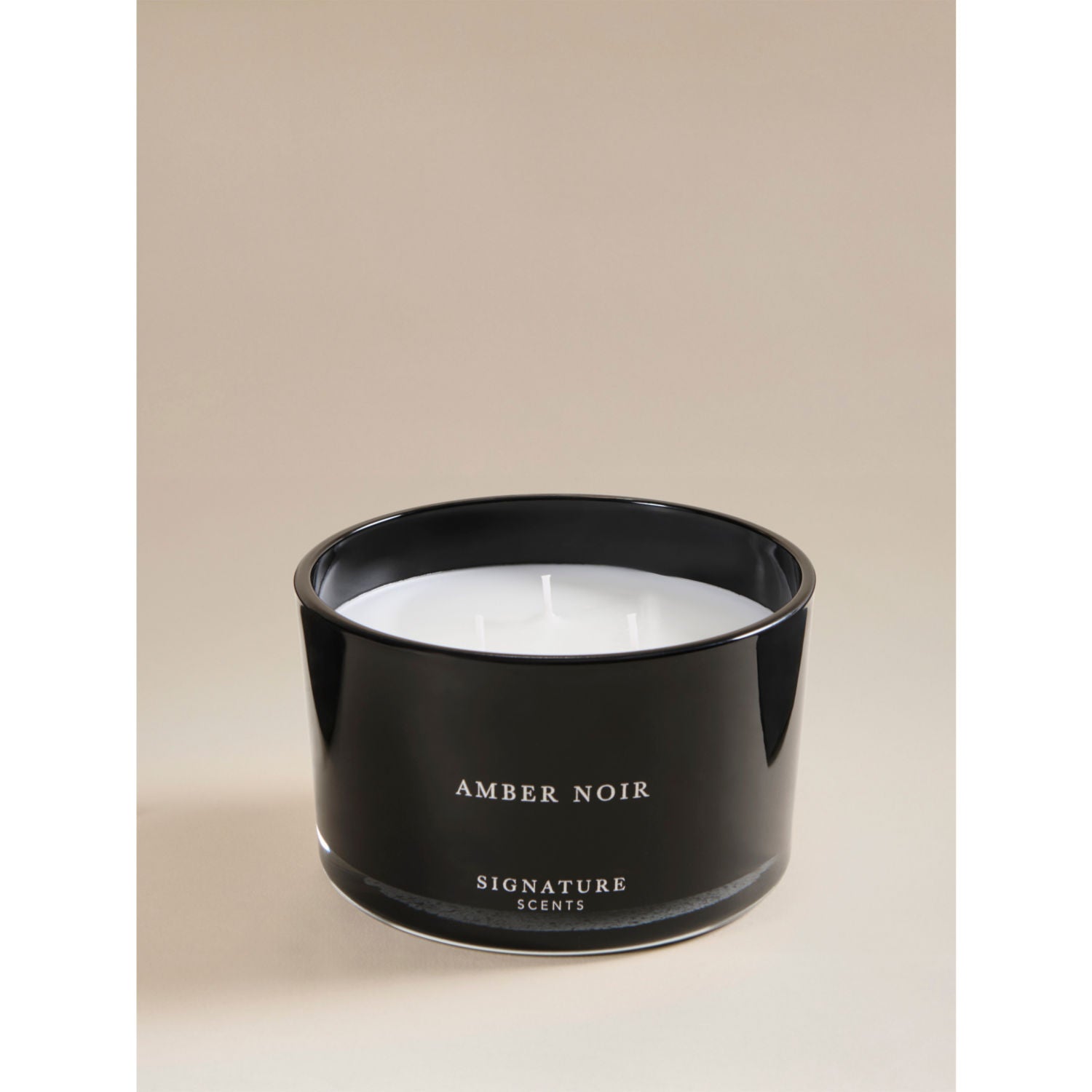Signature Scents Amber Noir Triplewick candle (British brand)
