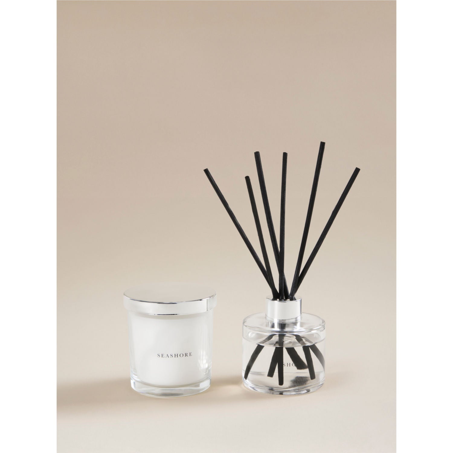 Signature Scents Seashore candle and diffuser gift set (British brand)
