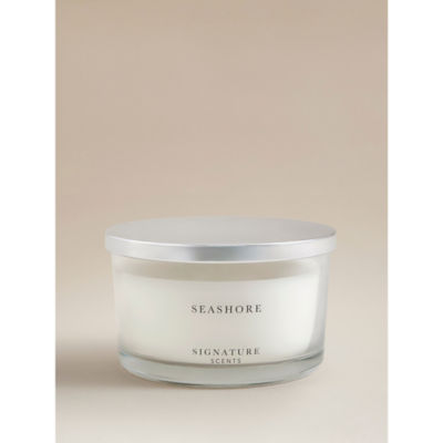 Signature Scents Seashore XL candle, imported from the UK