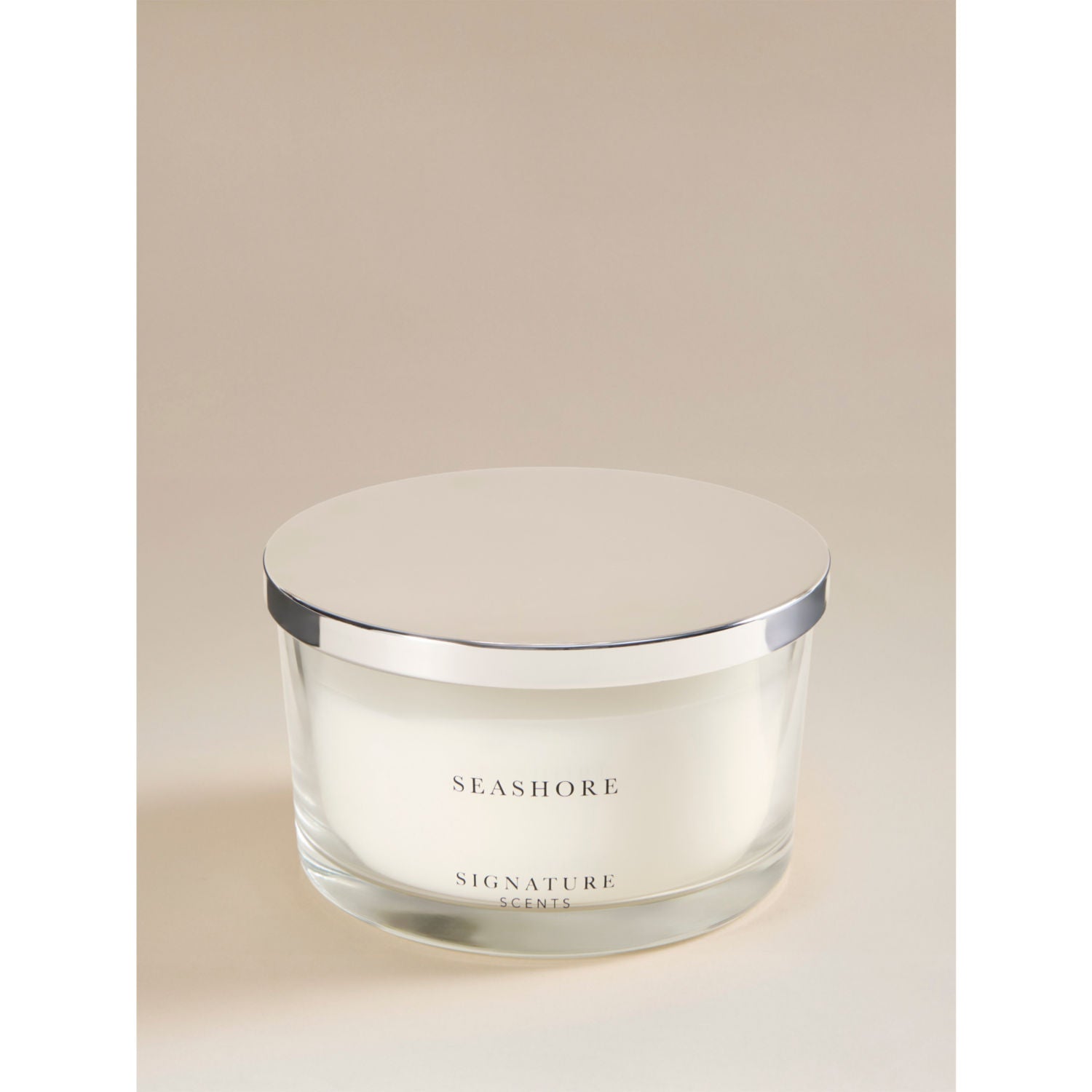 Signature Scents Seashore triplewick candle, UK version