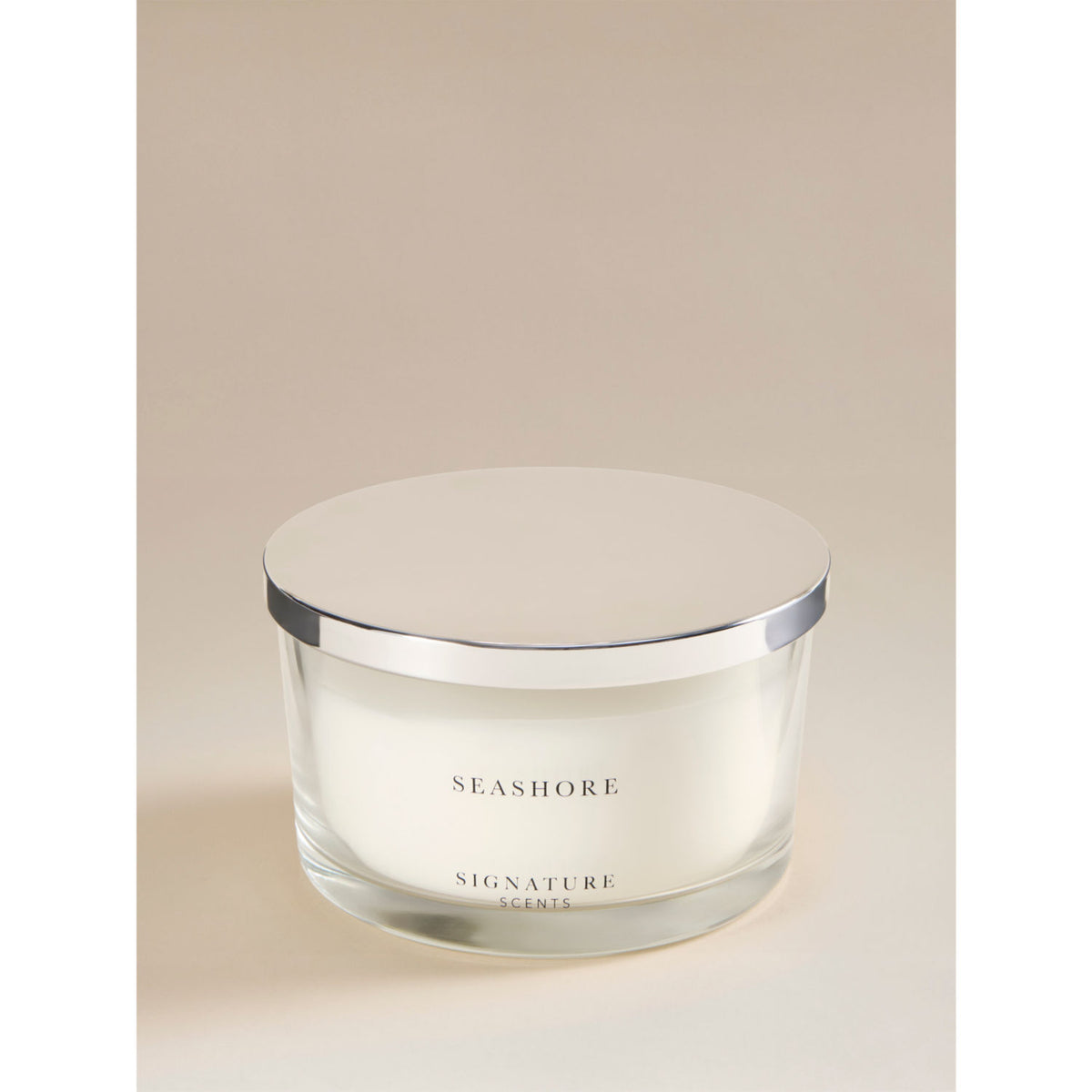 Signature Scents Seashore triplewick candle, UK version