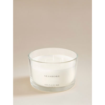 Signature Scents Seashore triplewick candle, UK version