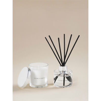 Signature Scents citrus candle diffuser gift set - British product