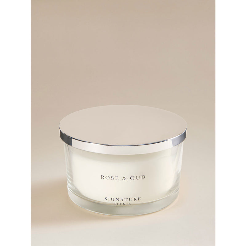 Signature Scents Rose & Oud Candle, UK version