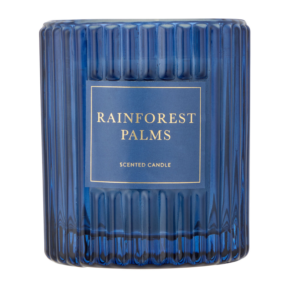 Rainforest Palms ribbed candle 170g - British product