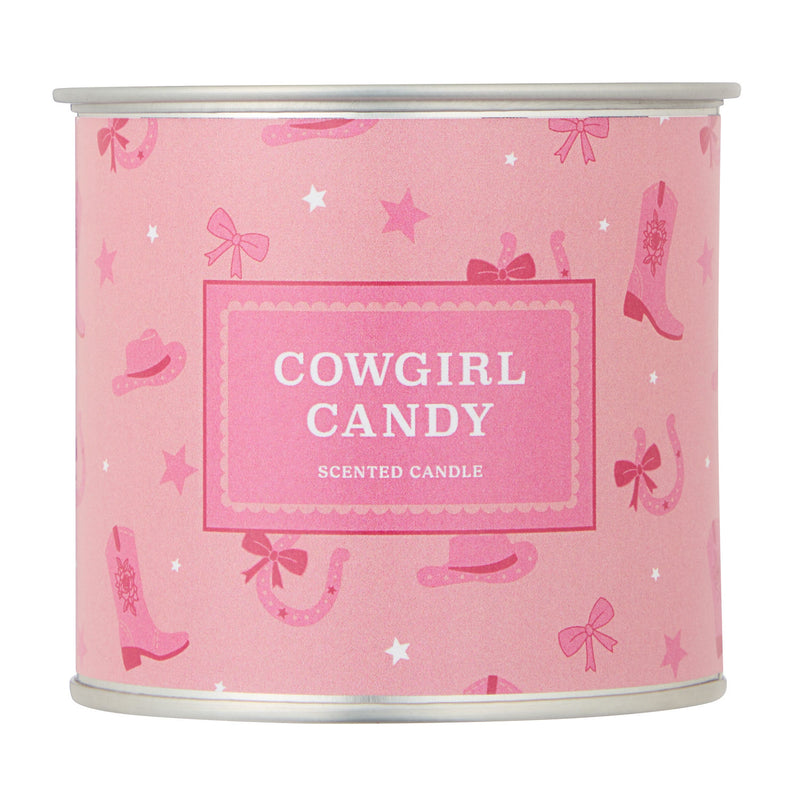 Cowgirl Candy tin candle 190g, UK version