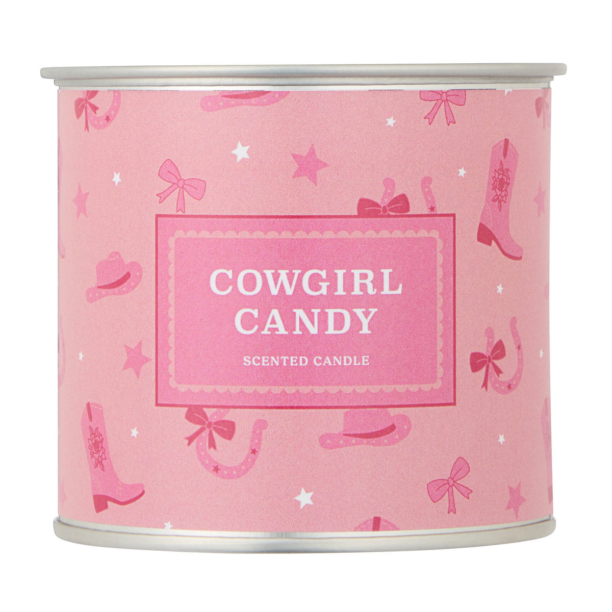 Cowgirl Candy tin candle 190g, UK version