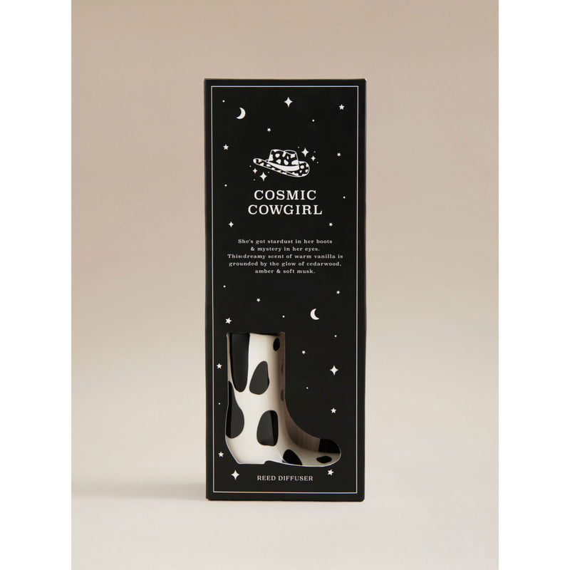 Amber & Lily cosmic cowgirl boot reed diffuser - British product