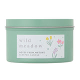 Notes From Nature Wild Meadow tin candle 140g (British brand)