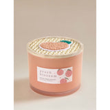 Peach Blossom scented candle with wooden lid, UK version