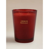 Elegance Amber Rouge large glass candle, imported from the UK