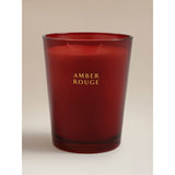 Elegance Amber Rouge large glass candle, imported from the UK