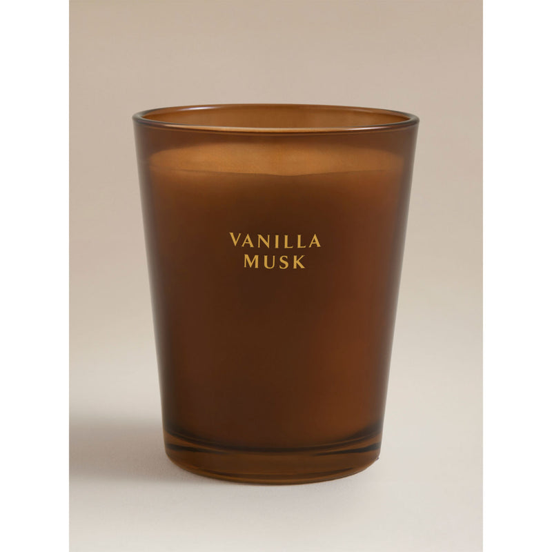 Elegance Vanilla Musk large candle 13x13x16 cm, imported from the UK