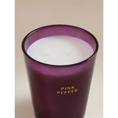 Elegance Pink Pepper Large Candle - British product