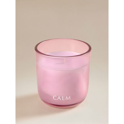 Wellness Calm candle with glass lid - British product