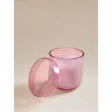 Wellness Calm candle with glass lid - British product