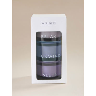 Wellness Relax and Unwind candle gift set (British brand)