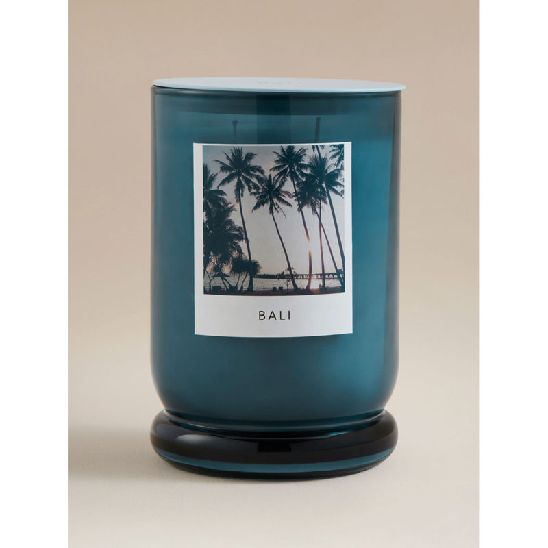 Bali large candle with 75-hour burn time, imported from the UK