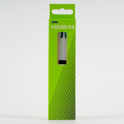 Asda 4 colour pen, UK version