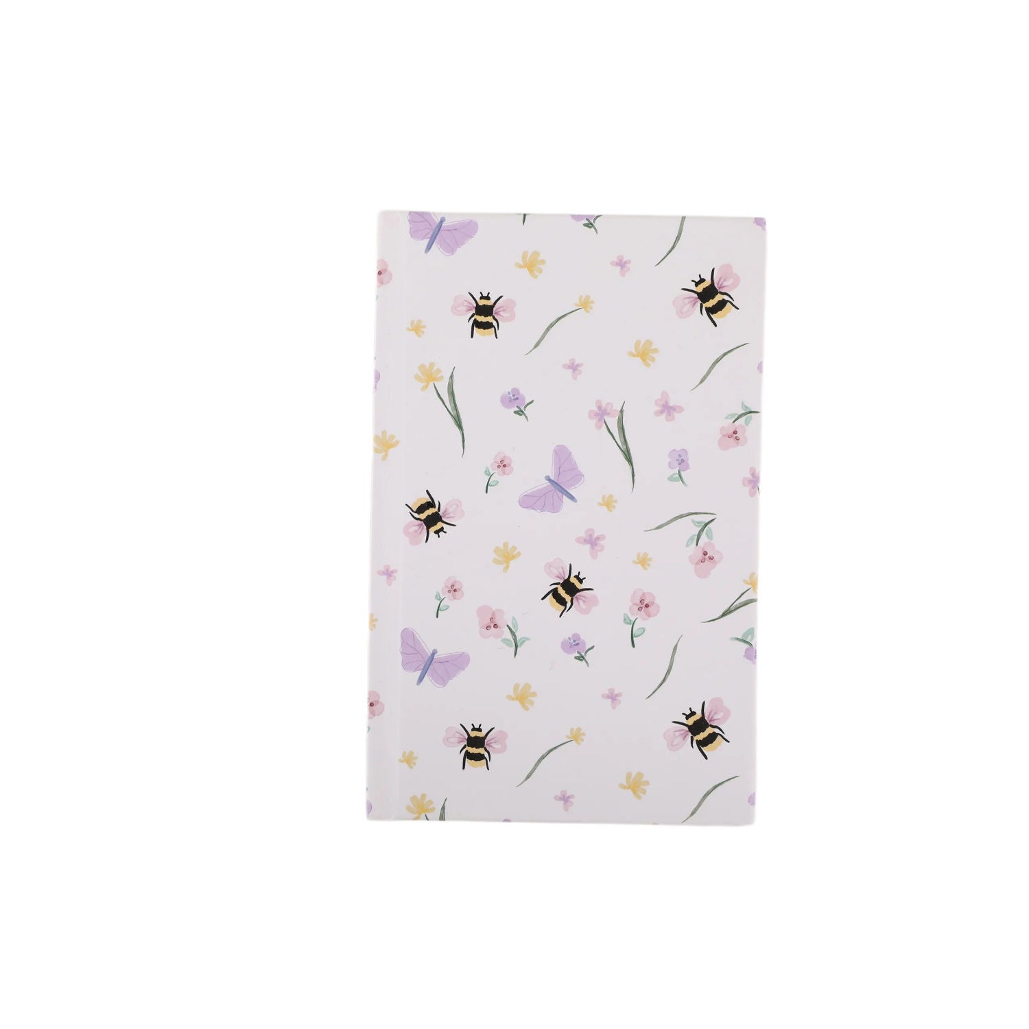 Asda Floral Bee A6 hardcover ruled notebook, UK version