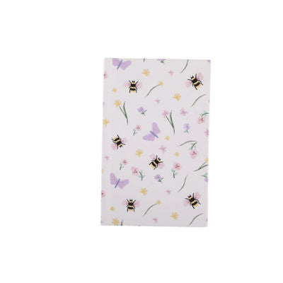Asda Floral Bee A6 hardcover ruled notebook, UK version