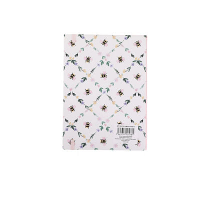 Asda Floral Bee A5 sticky note notebook floral bee design (British brand)