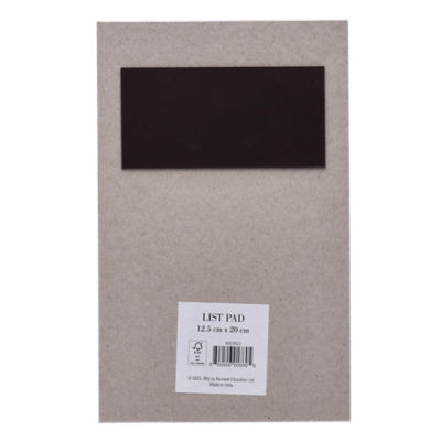 Asda In Bloom list pad 12.5x20cm (British brand)