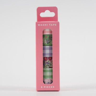 Asda In Bloom washi tape pack of 6, imported from the UK