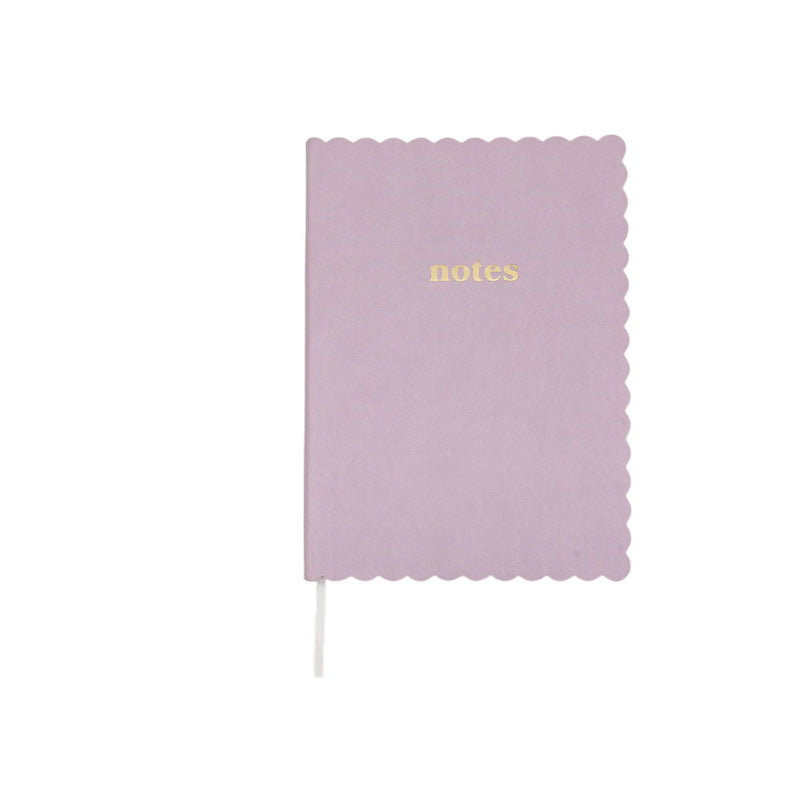 Asda In Bloom Scallop A5 Notebook with ruled pages (British brand)