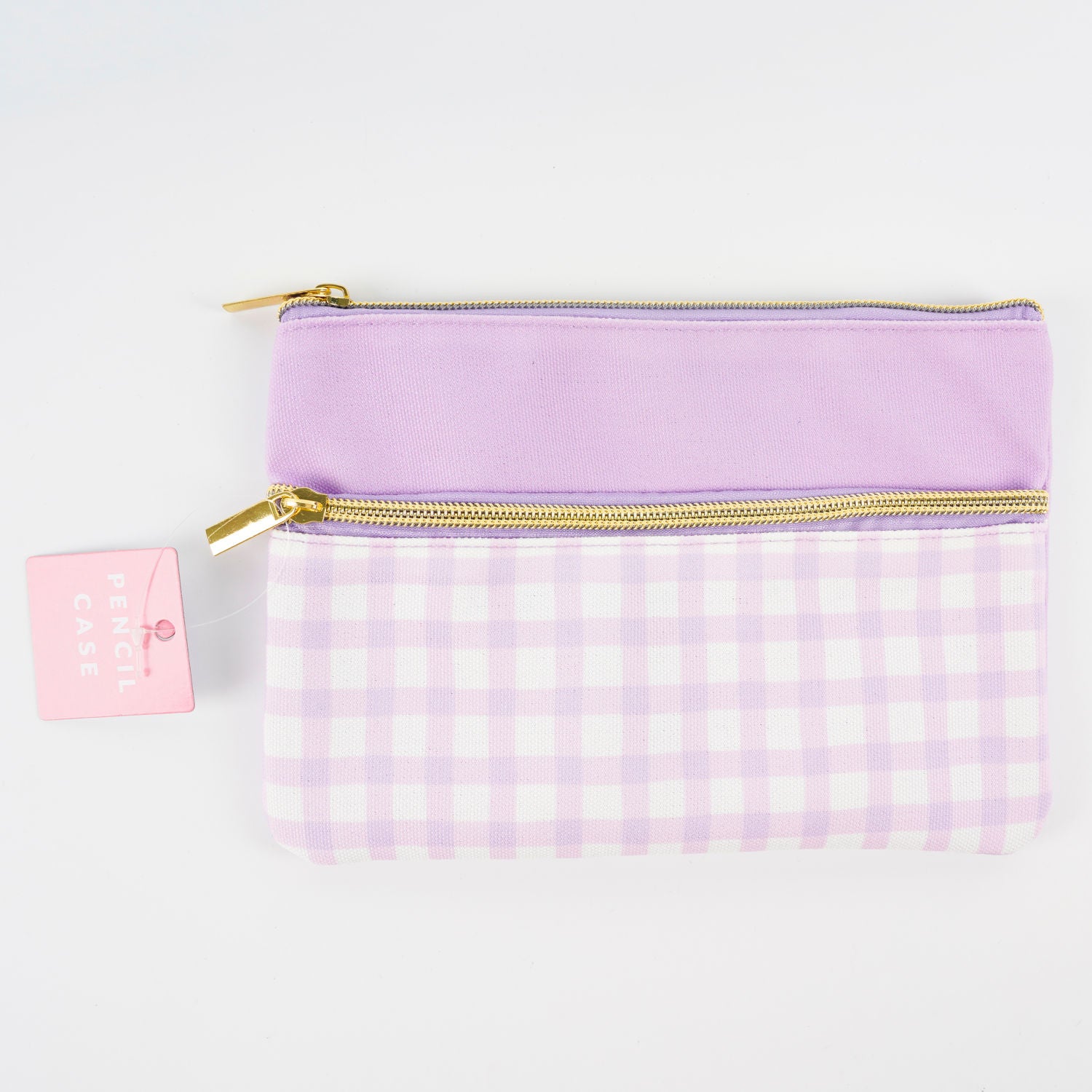 Asda In Bloom gingham pencil case (British brand)