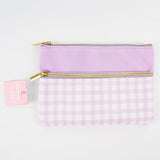Asda In Bloom gingham pencil case (British brand)
