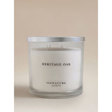 Signature Scents Heritage Oak XL Candle, imported from the UK