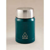 Xplor food travel container teal insulated jar with spoon, UK version