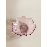Lilac flower shaped plastic serving bowl (British brand)