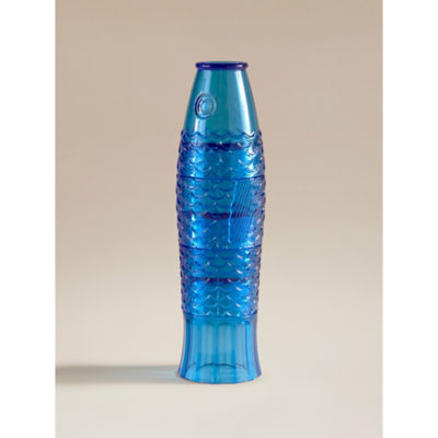 ASDA Outdoor Fish Stacking Plastic Tumblers, Tinted Blue (Set of 4)- Buy online at McGrocer