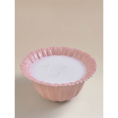 Wild Meadow flower-shaped candle 15x7x7 cm (British brand)