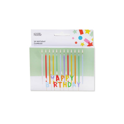ASDA Happy Birthday Tall Candle Set- Buy online at McGrocer